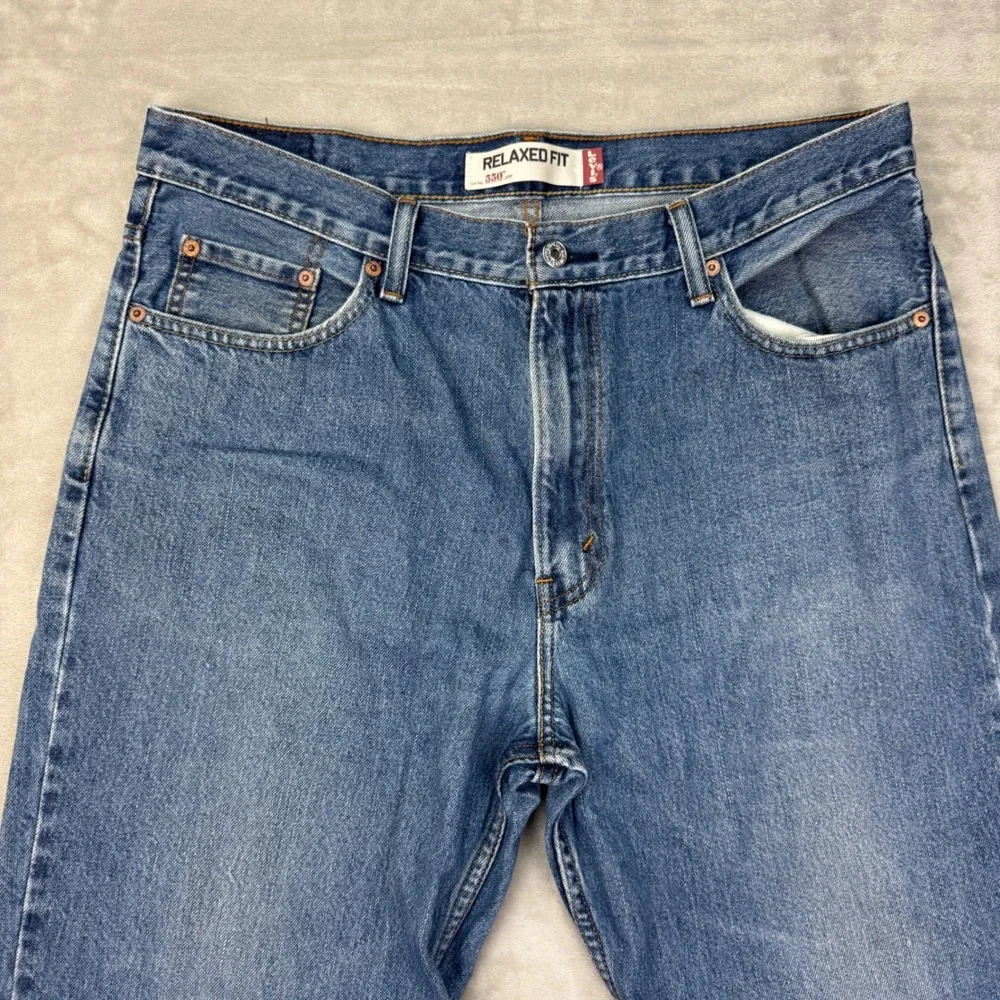 Vintage Levis 550 Jeans Mens‎ 36x32 Blue Faded Loose Baggy Relaxed Fit 90s Y2K